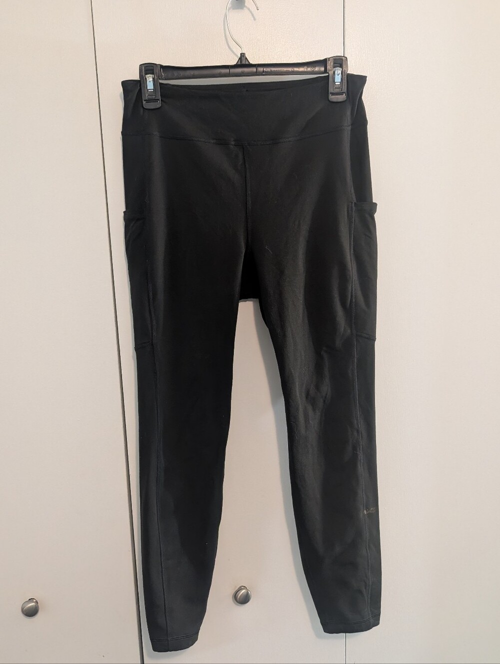 Duluth Trading Company Hot NoGA Plushcious Leggings Pockets Lined Small Short